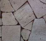 Crazy Paving: Tumbled Travertine and marble